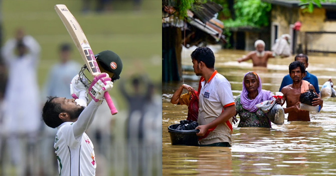 ম্যাচসেরার প্রাইজমানি বন্যার্থদের সহায়তায় দান করলেন মুশফিক