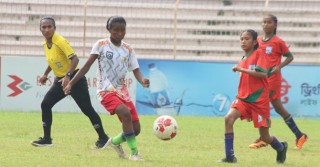 জেএফএ অনূর্ধ্ব-১৪ নারী ফুটবলে ফাইনালে রাজশাহী ও রাঙ্গামাটি